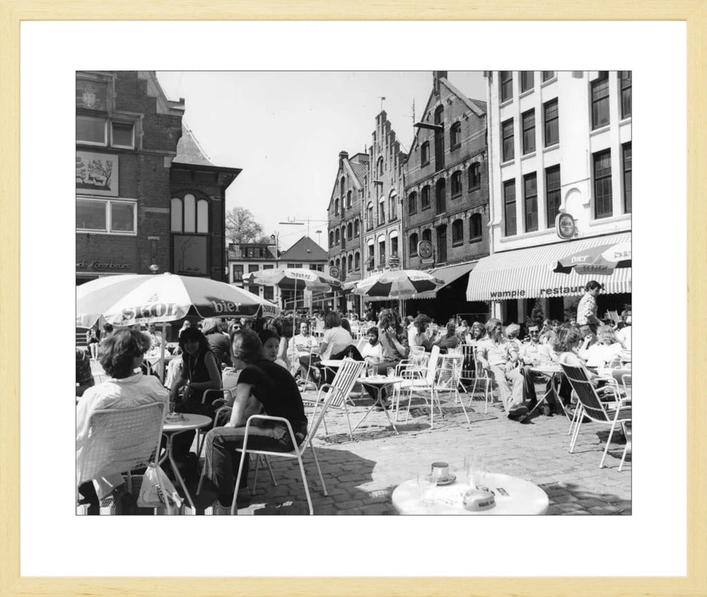 Terrassen op de Korenmarkt - 1979