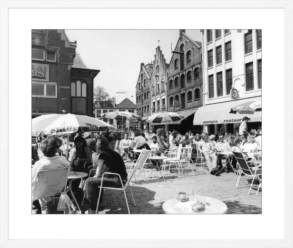Terrassen op de Korenmarkt - 1979