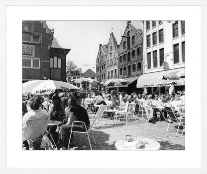 Terrassen op de Korenmarkt - 1979