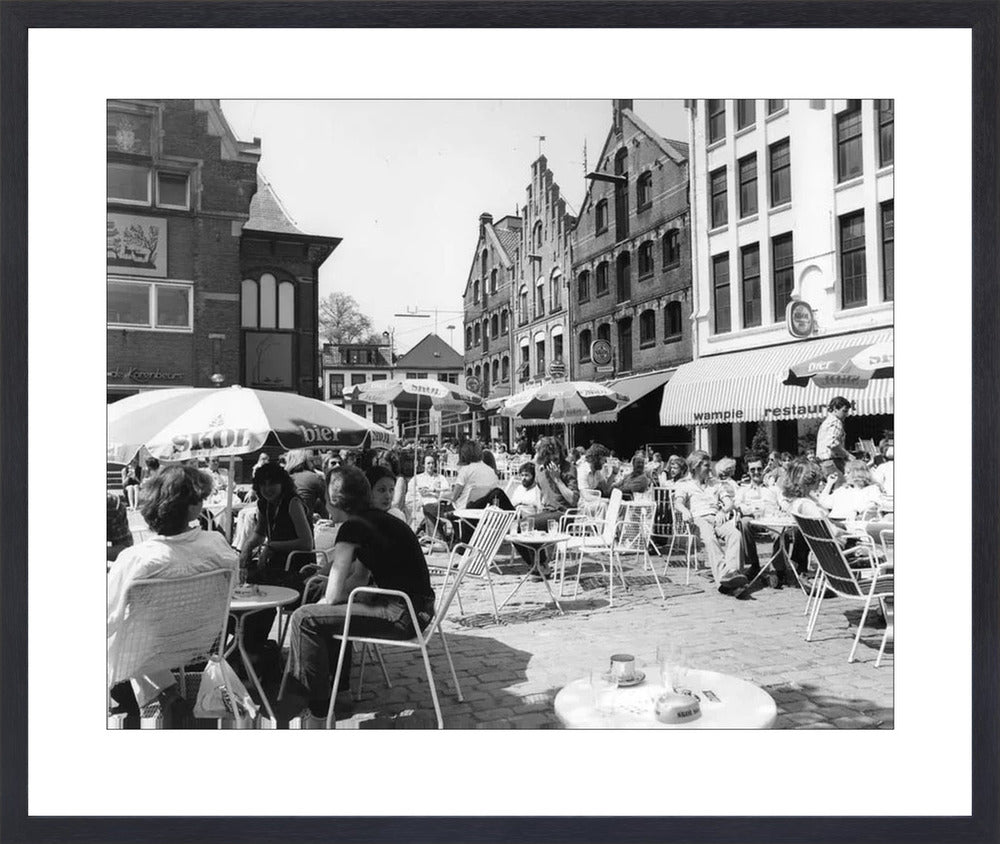 Terrassen op de Korenmarkt - 1979