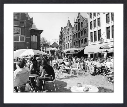 Terrassen op de Korenmarkt - 1979