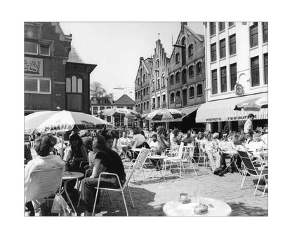 Terrassen op de Korenmarkt - 1979