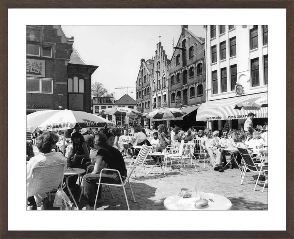 Terrassen op de Korenmarkt - 1979
