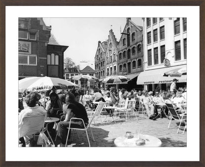 Terrassen op de Korenmarkt - 1979