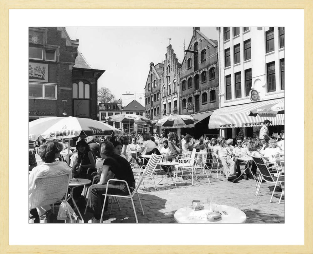 Terrassen op de Korenmarkt - 1979