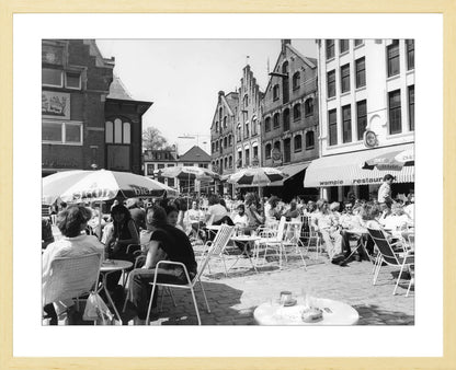 Terrassen op de Korenmarkt - 1979