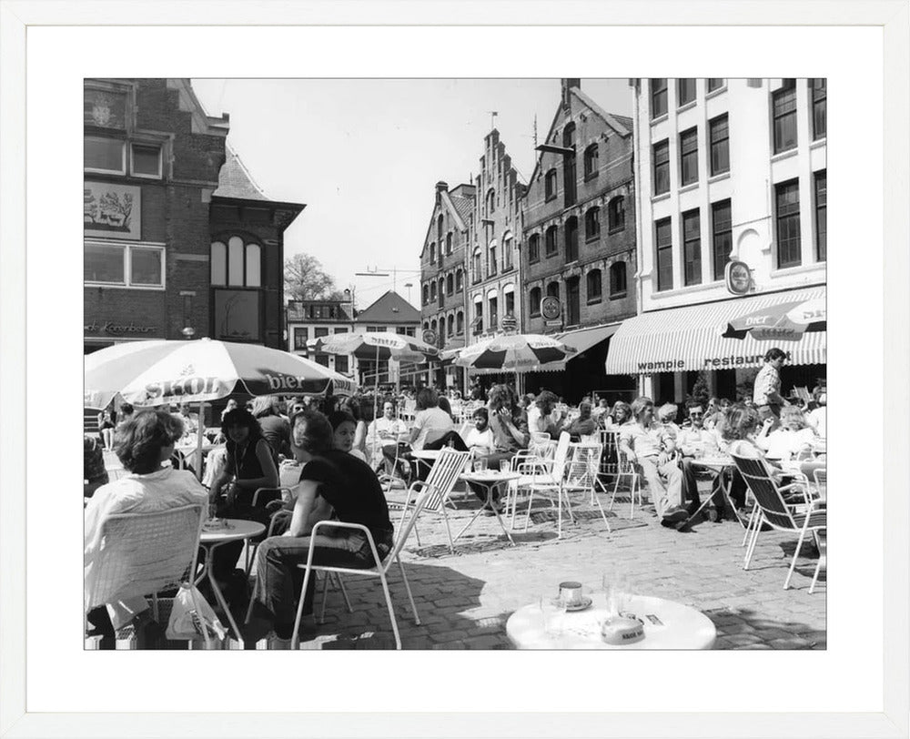 Terrassen op de Korenmarkt - 1979