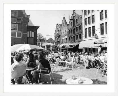 Terrassen op de Korenmarkt - 1979