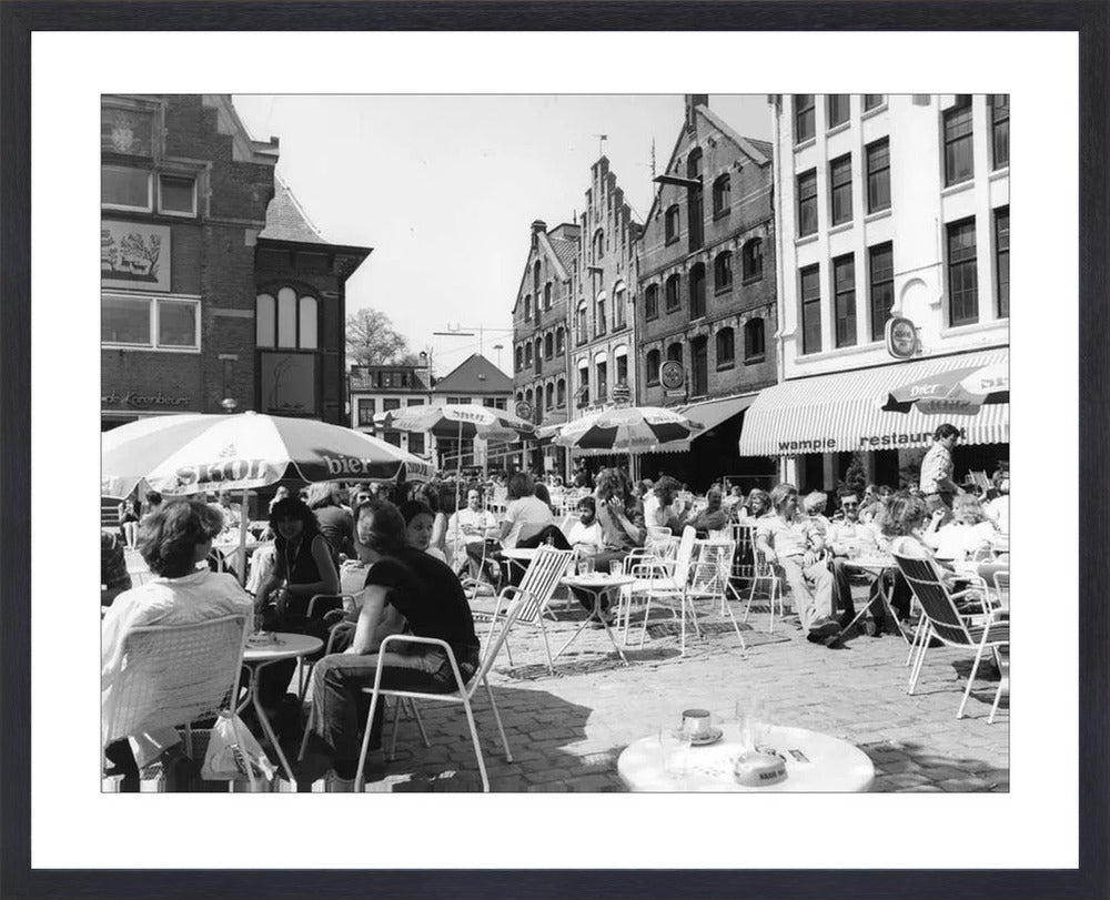 Terrassen op de Korenmarkt - 1979