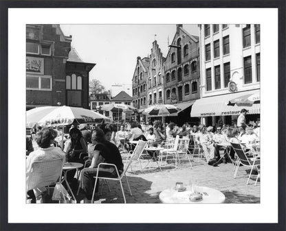 Terrassen op de Korenmarkt - 1979