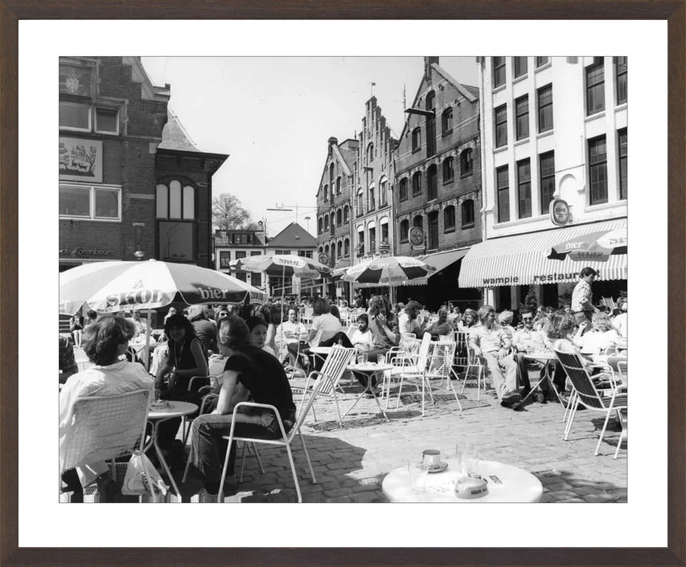 Terrassen op de Korenmarkt - 1979