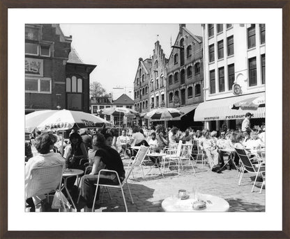 Terrassen op de Korenmarkt - 1979