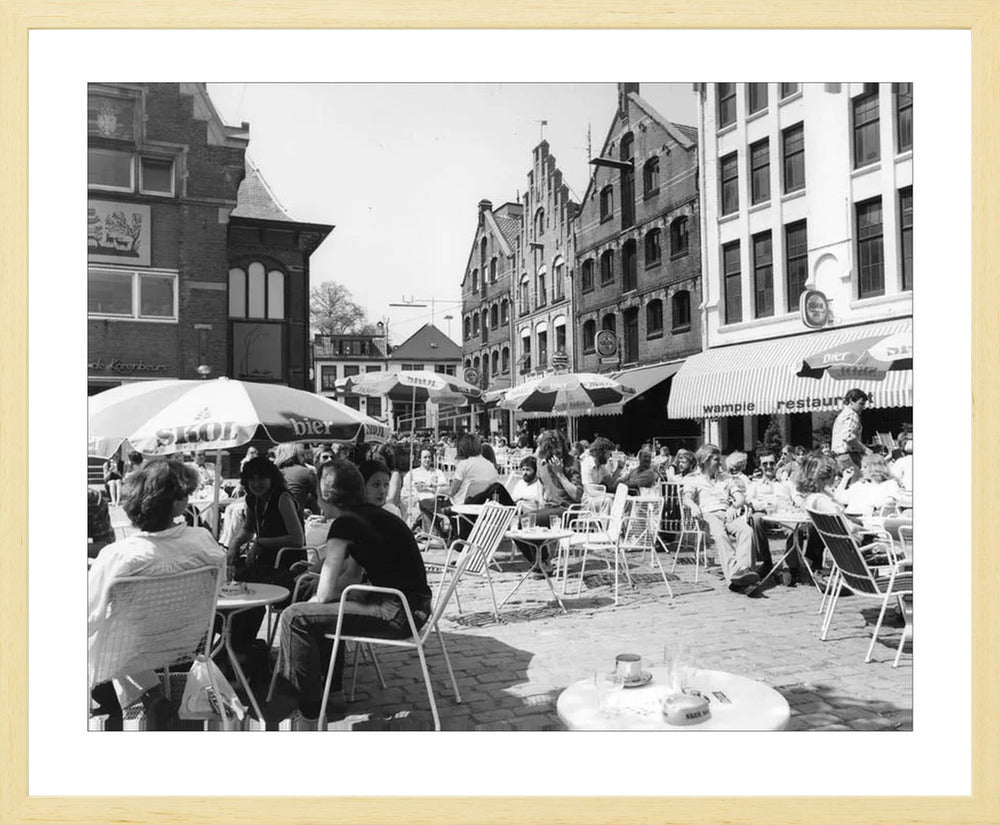 Terrassen op de Korenmarkt - 1979