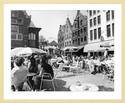 Terrassen op de Korenmarkt - 1979