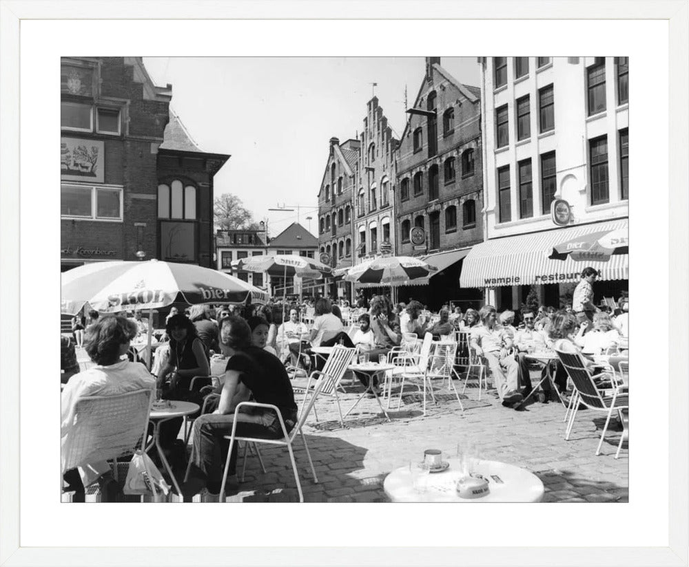 Terrassen op de Korenmarkt - 1979