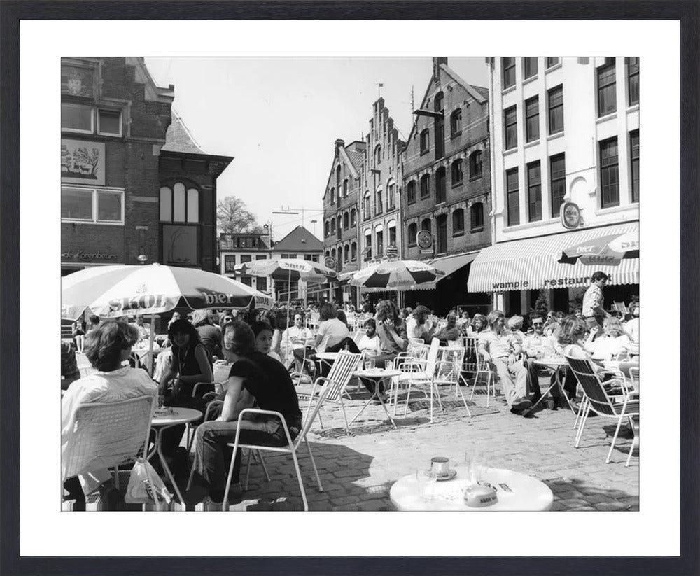 Terrassen op de Korenmarkt - 1979