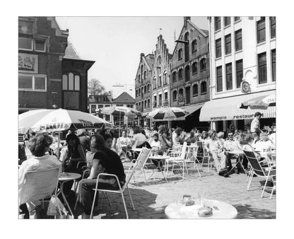 Terrassen op de Korenmarkt - 1979