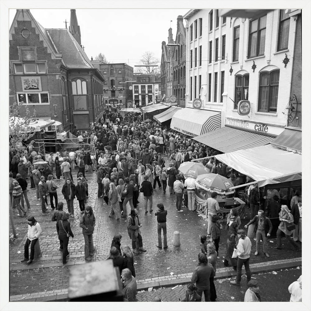 Koninginnedag op de Korenmarkt - 1979
