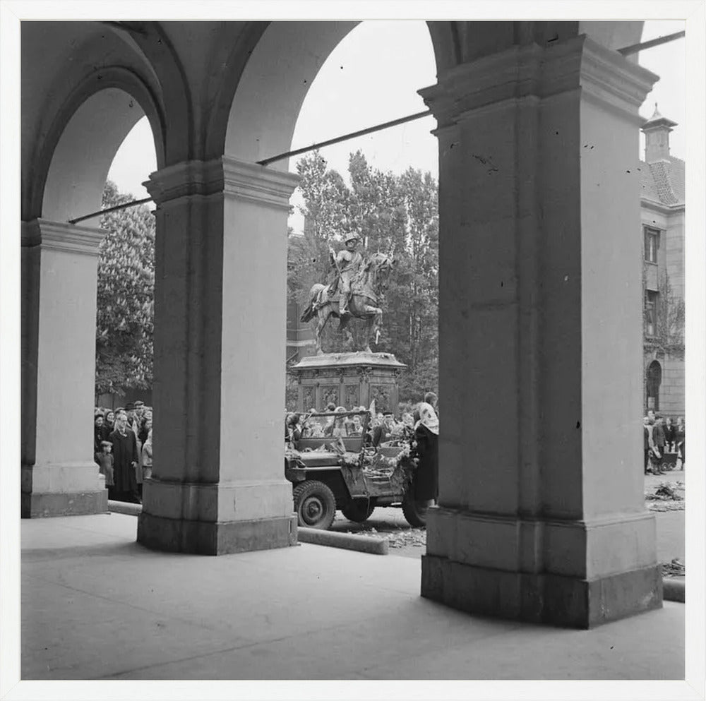 De bevrijding bij Paleis Noordeinde - 1945