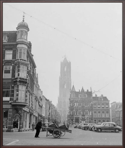 De Mariaplaats met de Domtoren - 1954