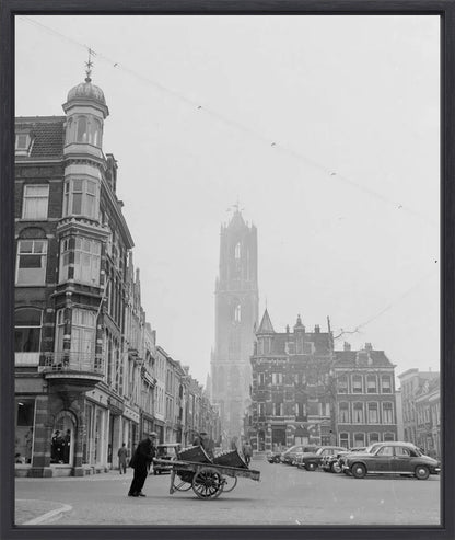 De Mariaplaats met de Domtoren - 1954