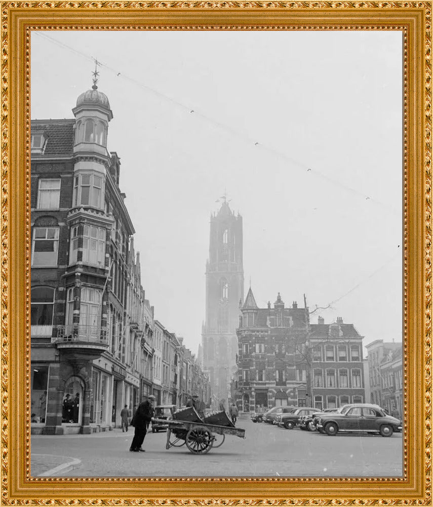 De Mariaplaats met de Domtoren - 1954