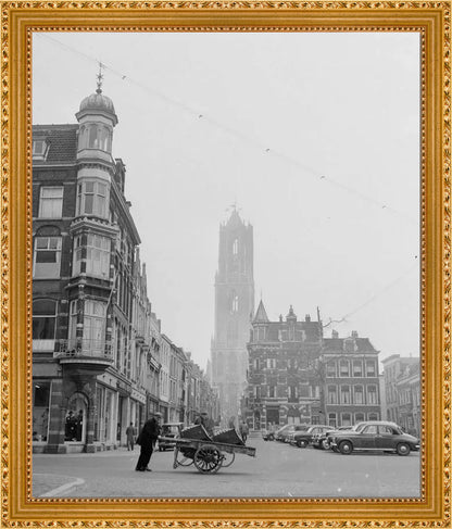 De Mariaplaats met de Domtoren - 1954