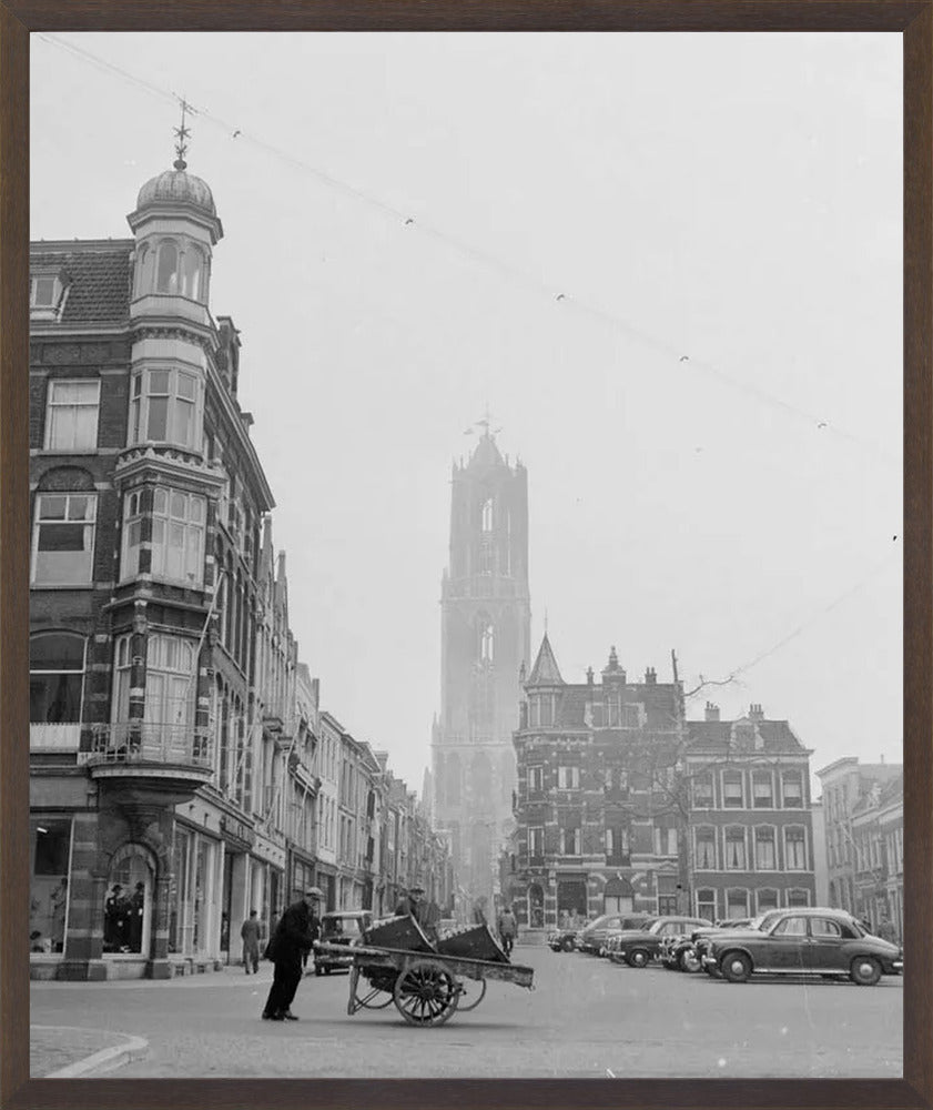 De Mariaplaats met de Domtoren - 1954