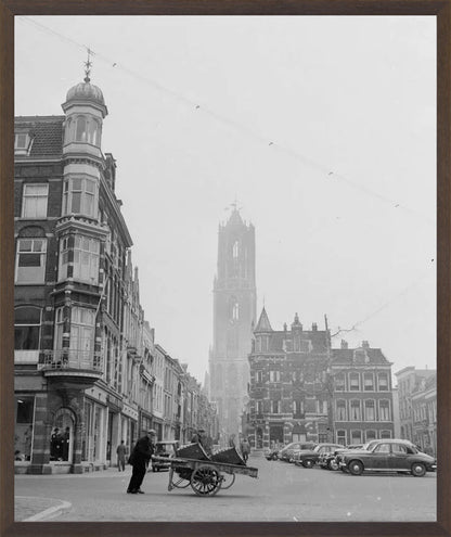 De Mariaplaats met de Domtoren - 1954