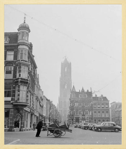 De Mariaplaats met de Domtoren - 1954