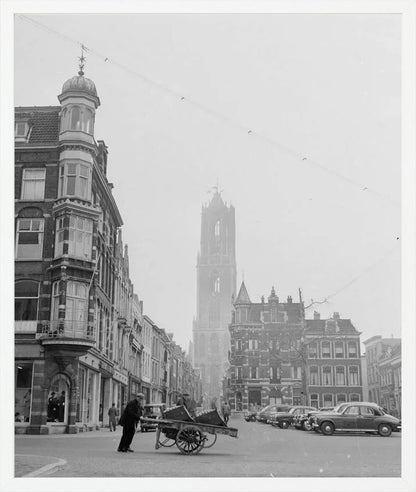 De Mariaplaats met de Domtoren - 1954