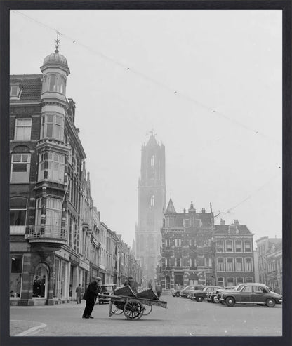 De Mariaplaats met de Domtoren - 1954