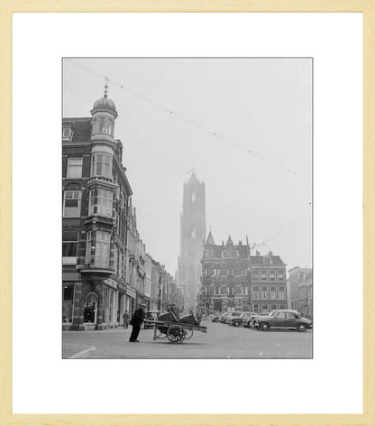 De Mariaplaats met de Domtoren - 1954