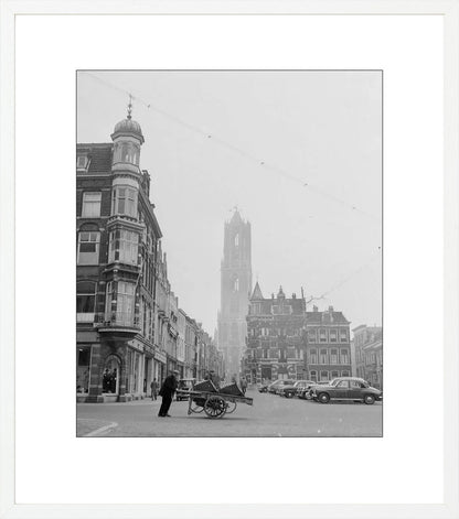 De Mariaplaats met de Domtoren - 1954