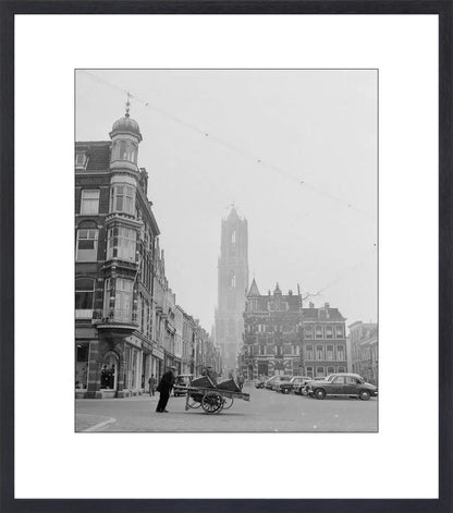 De Mariaplaats met de Domtoren - 1954