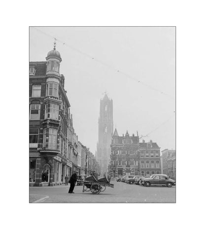 De Mariaplaats met de Domtoren - 1954