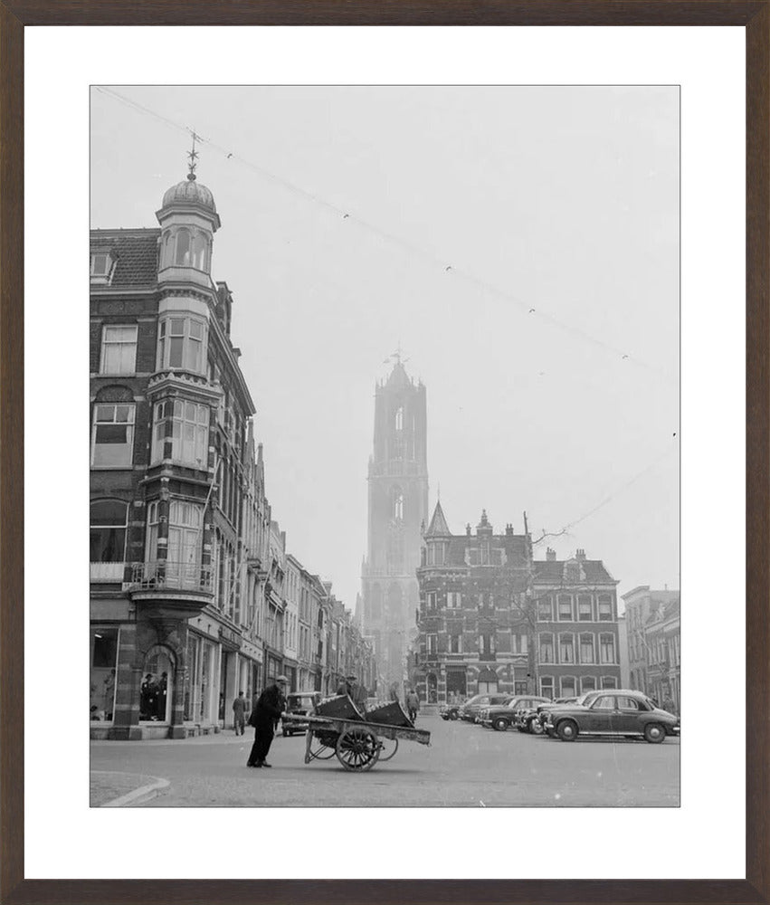 De Mariaplaats met de Domtoren - 1954