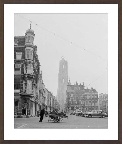 De Mariaplaats met de Domtoren - 1954