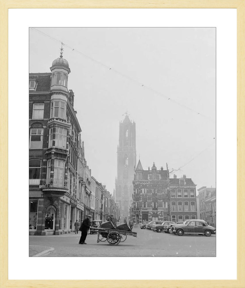 De Mariaplaats met de Domtoren - 1954