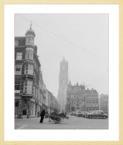 De Mariaplaats met de Domtoren - 1954