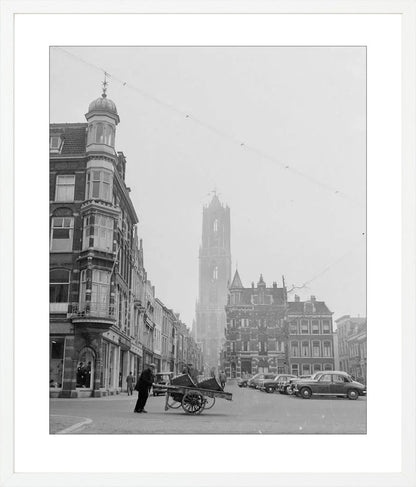 De Mariaplaats met de Domtoren - 1954