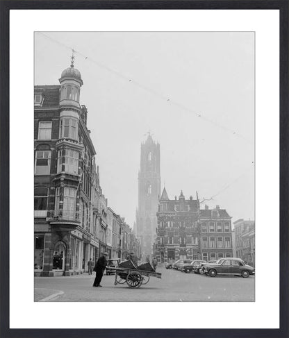 De Mariaplaats met de Domtoren - 1954