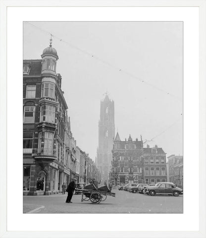 De Mariaplaats met de Domtoren - 1954