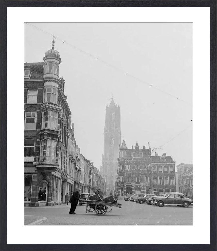 De Mariaplaats met de Domtoren - 1954