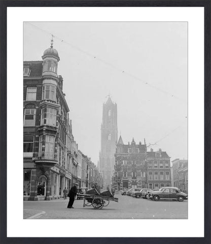 De Mariaplaats met de Domtoren - 1954