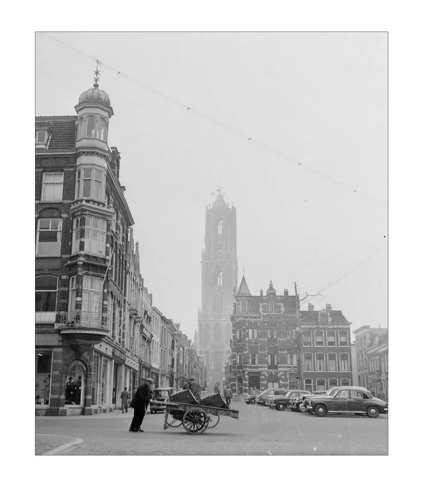 De Mariaplaats met de Domtoren - 1954