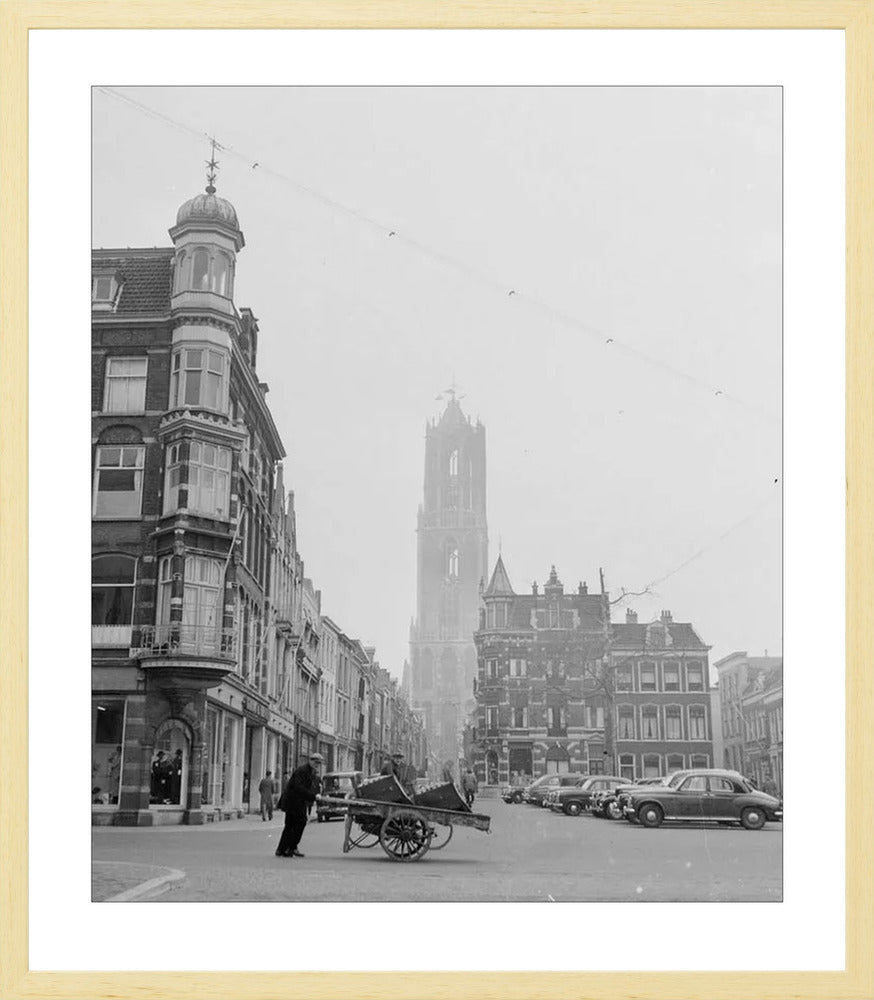 De Mariaplaats met de Domtoren - 1954