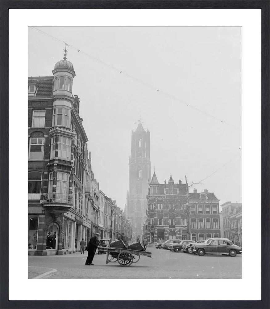 De Mariaplaats met de Domtoren - 1954