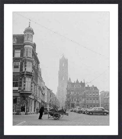 De Mariaplaats met de Domtoren - 1954