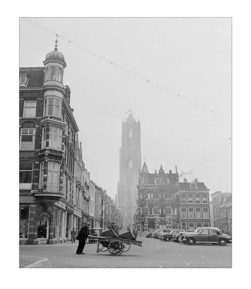 De Mariaplaats met de Domtoren - 1954